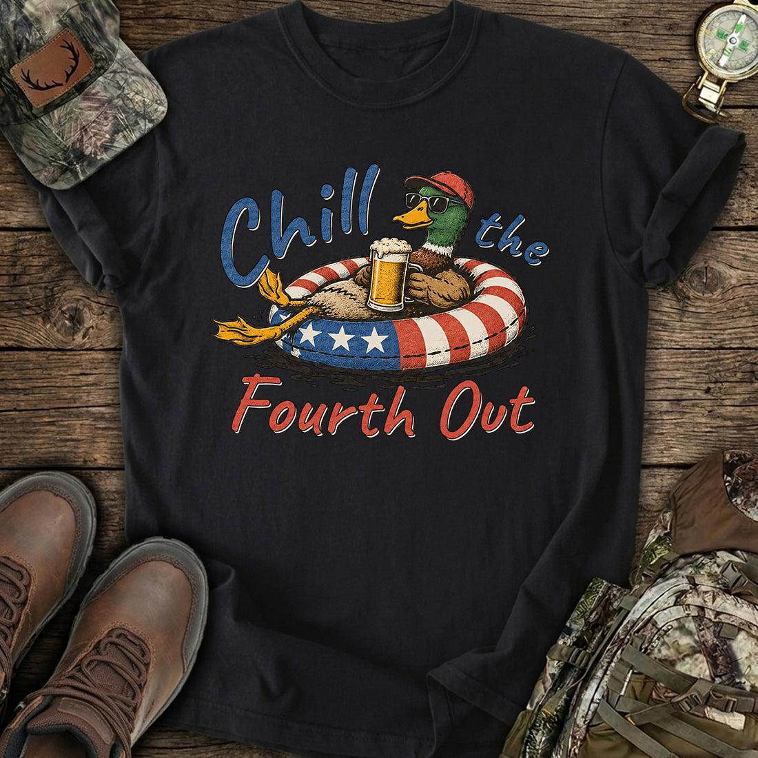 Chill Fourth Duck T-Shirt