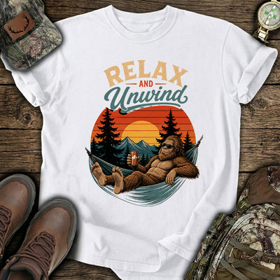 Funny Bigfoot Camping T-Shirt