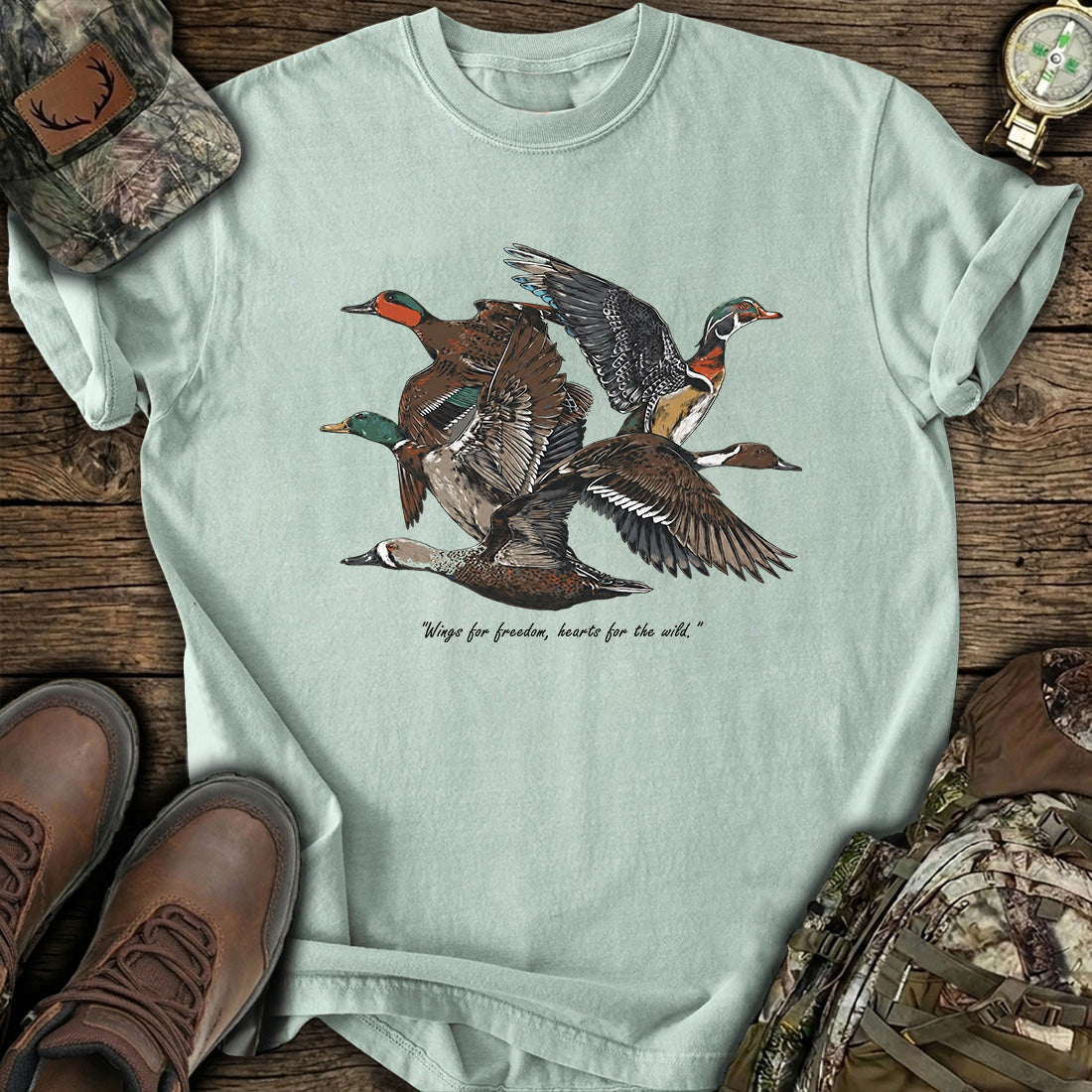 Flying Duck Flock T-Shirt