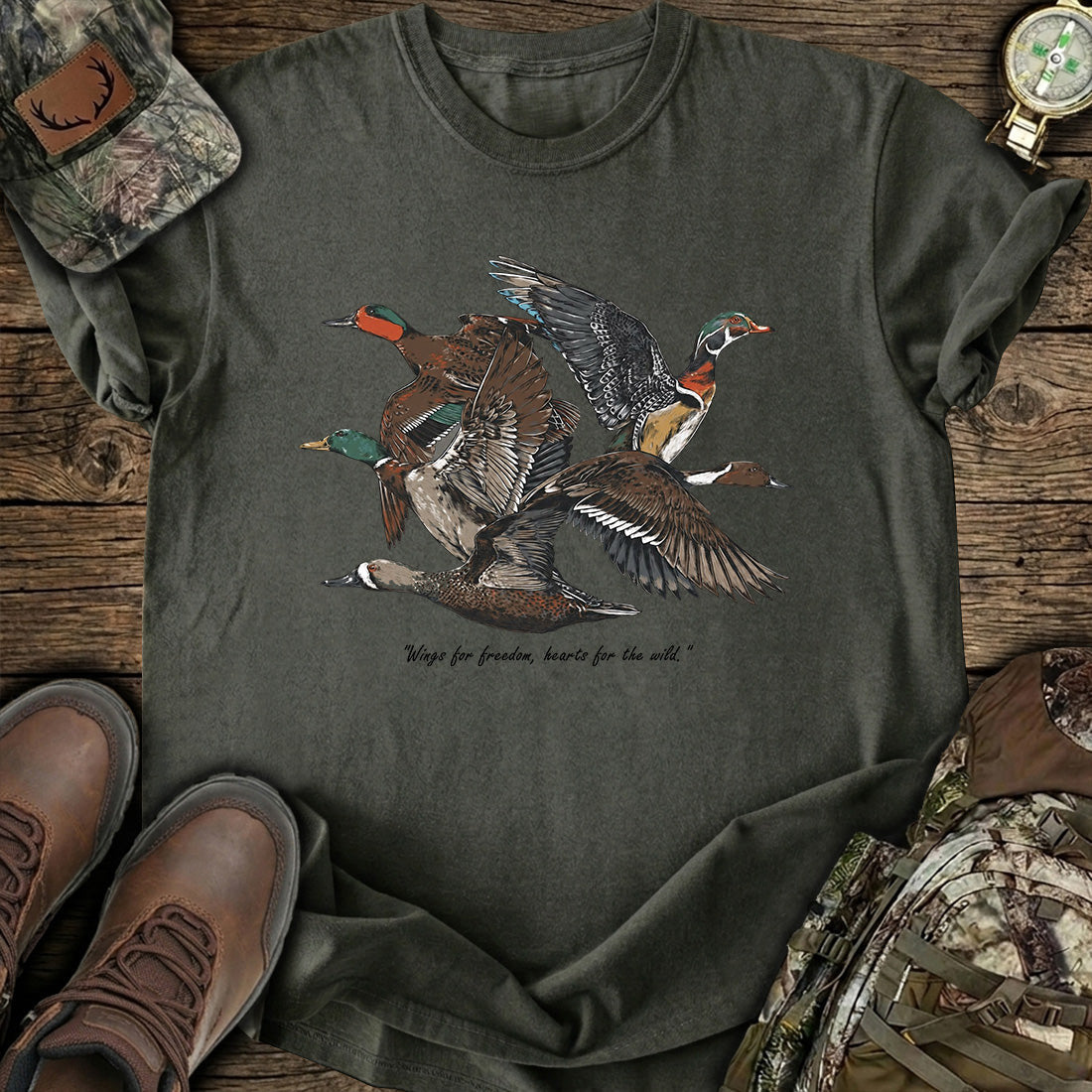Flying Duck Flock T-Shirt