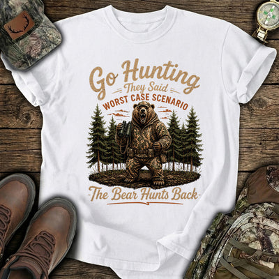 Bear Hunts Back Hunting T-Shirt