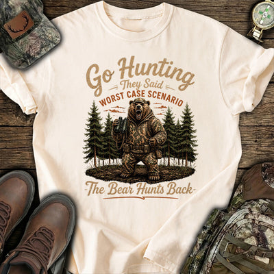 Bear Hunts Back Hunting T-Shirt