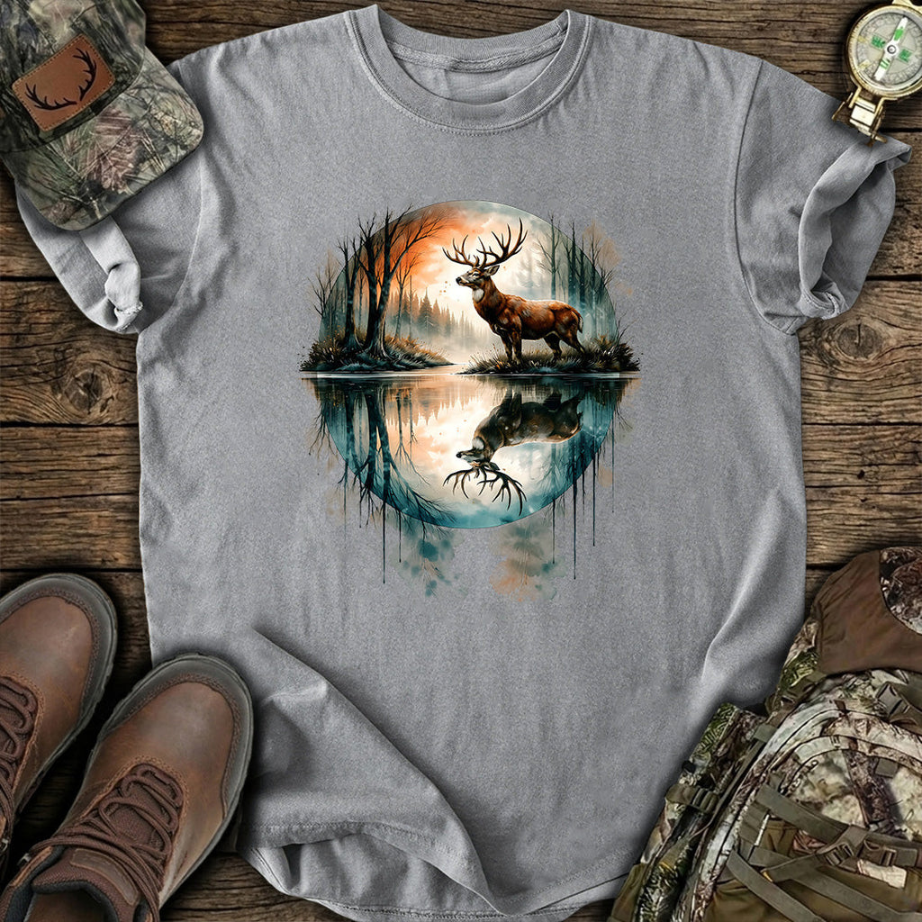 Deer Reflection Nature T-Shirt