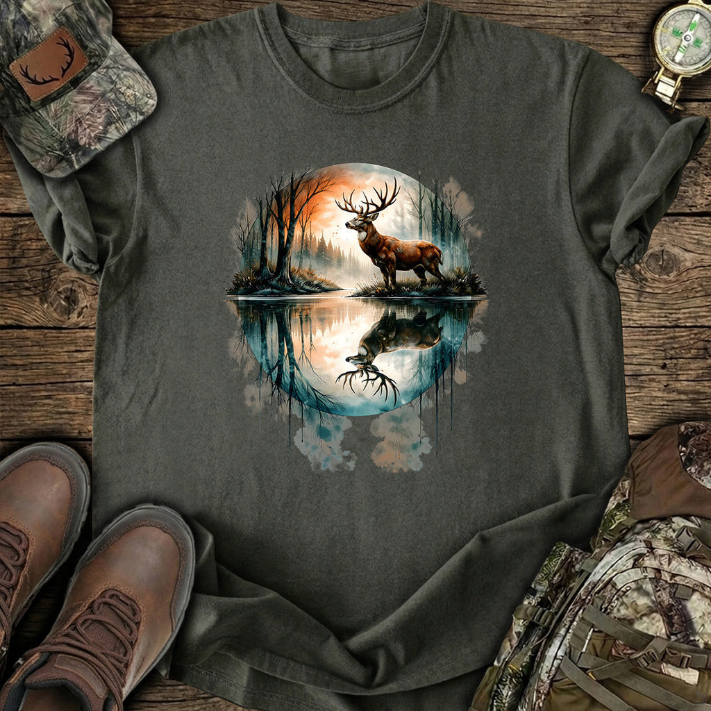 Deer Reflection Nature T-Shirt