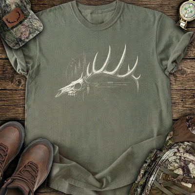 Deer Skull Antler T-Shirt