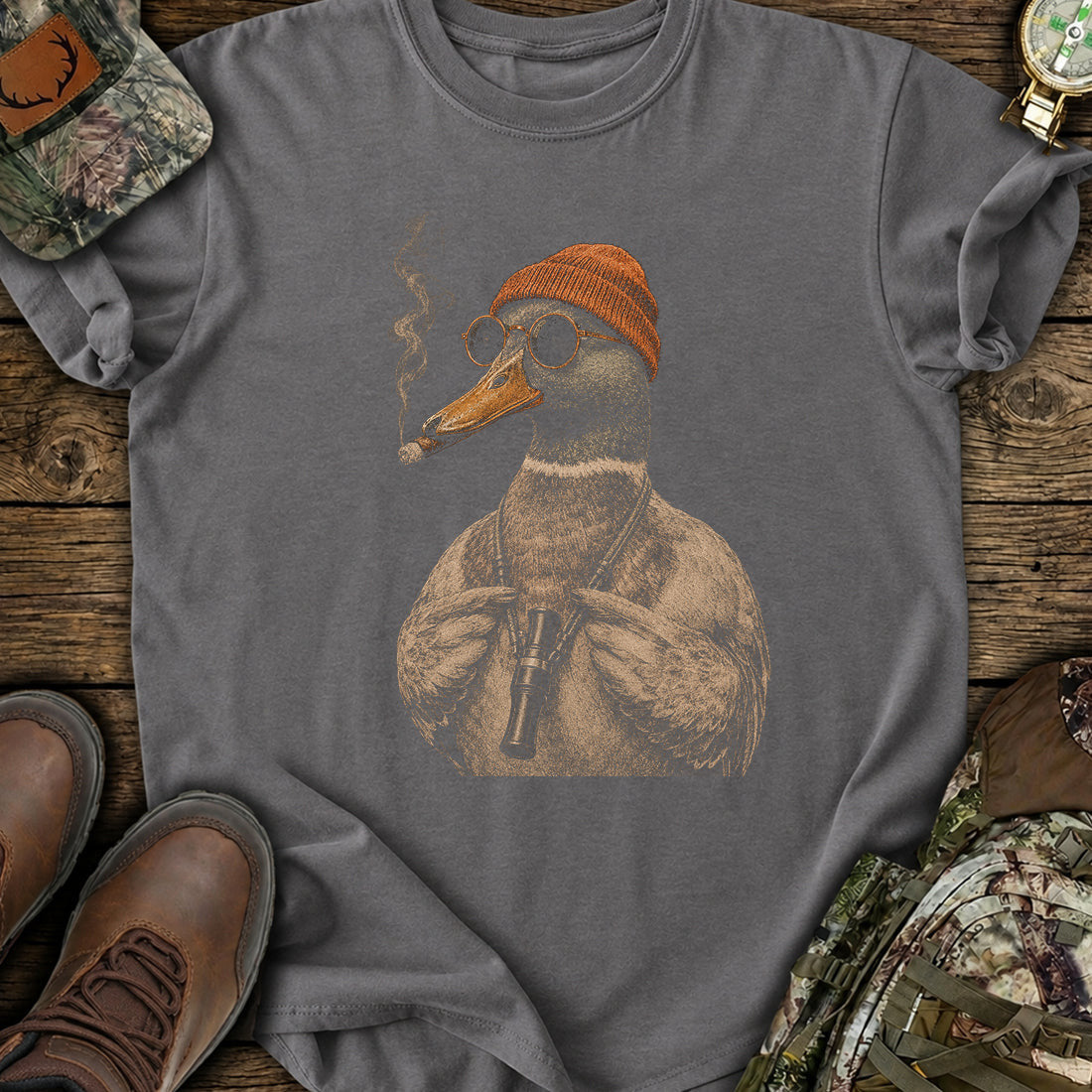Backwater Mallard Rebel T-Shirt