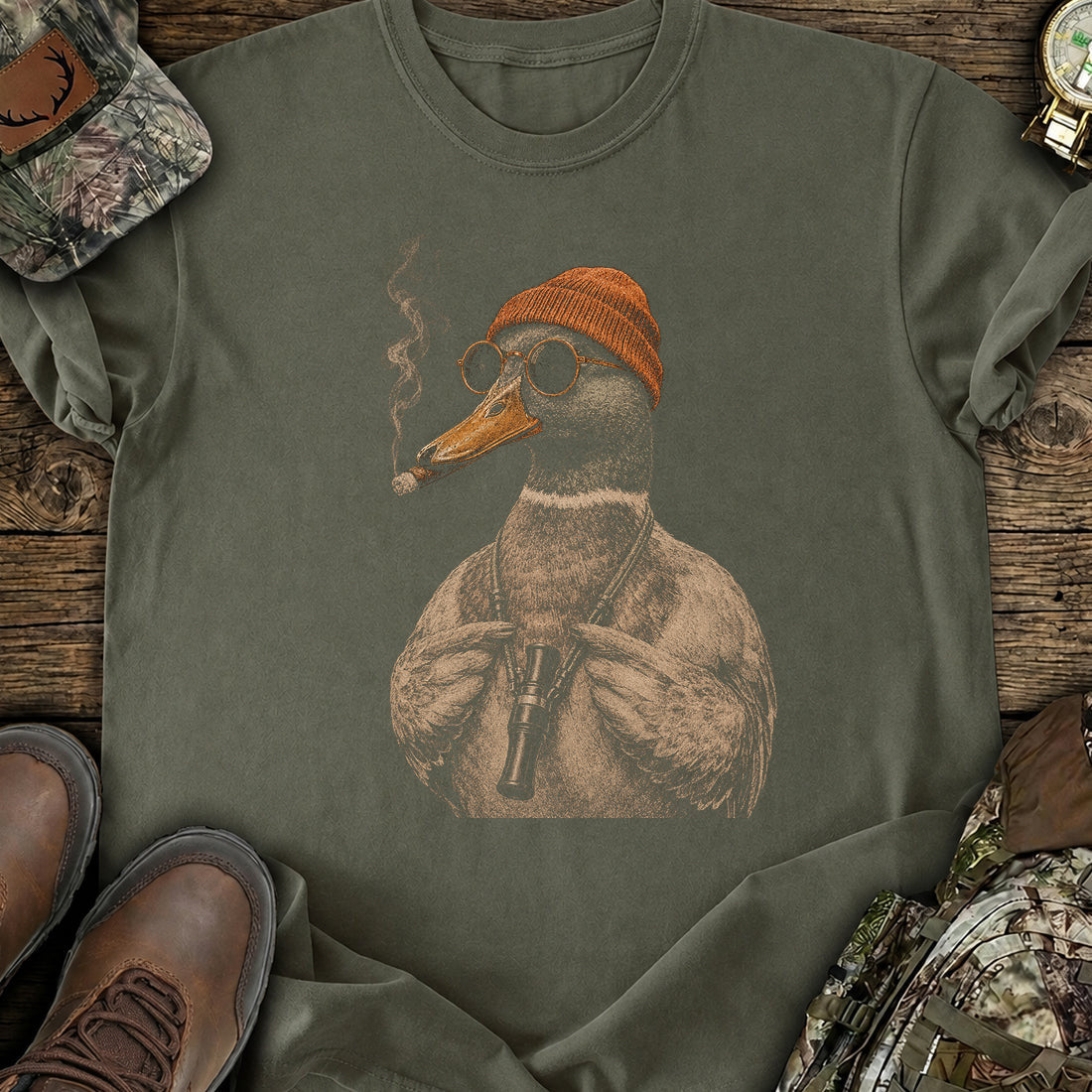 Backwater Mallard Rebel T-Shirt