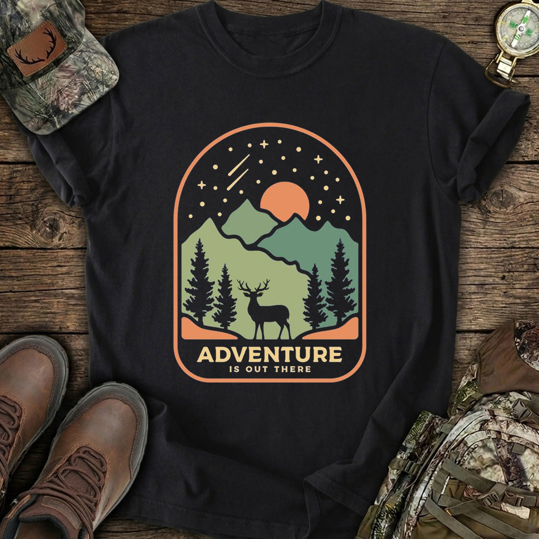 Adventure Deer T-Shirt