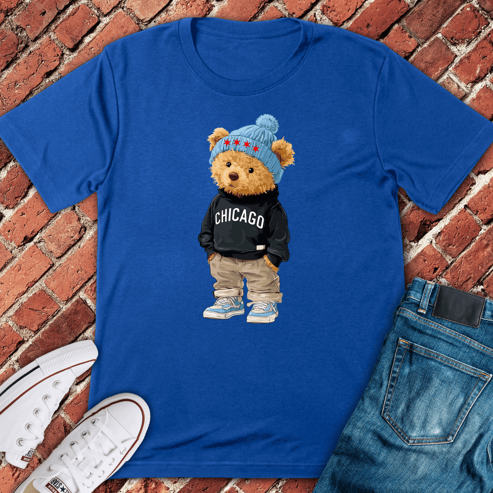 Chicago Cub Bear T-Shirt - Graphic Tee - Gift for Chicago Lovers - Unisex