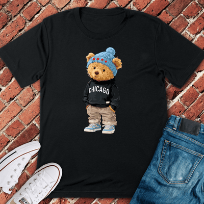 Chicago Cub Bear T-Shirt - Graphic Tee - Gift for Chicago Lovers - Unisex