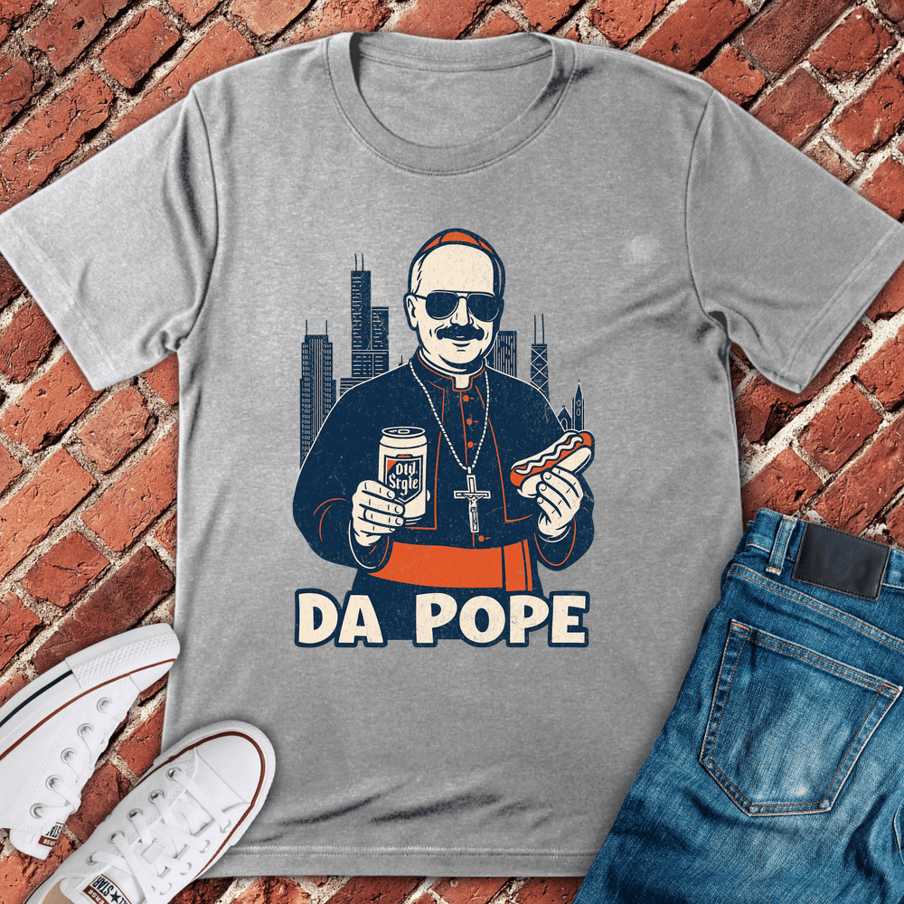 Da Chicago Pope T-Shirt - Graphic Tee - Gift for Chicago Lovers - Unisex