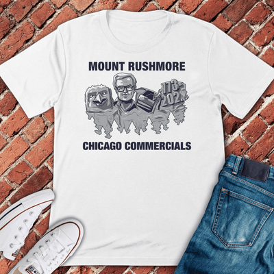 Chi Ad Rushmore T-Shirt - Graphic Tee - Gift for Chicago Lovers - Unisex
