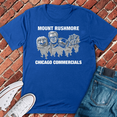 Chi Ad Rushmore T-Shirt - Graphic Tee - Gift for Chicago Lovers - Unisex