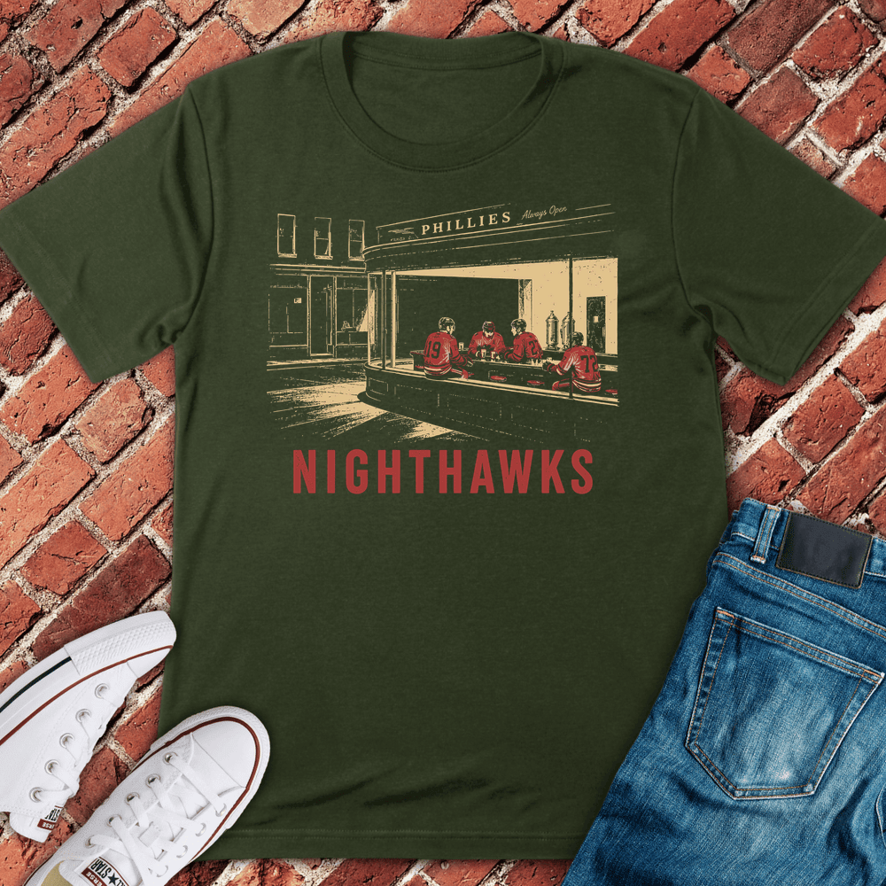 Chicago Nighthawks T-Shirt - Graphic Tee - Gift for Chicago Lovers - Unisex