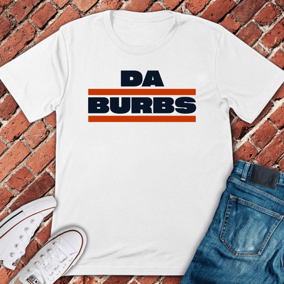 Da Burbs T-Shirt - Chicago Graphic Tee - Gift for Chicago Lovers - Unisex