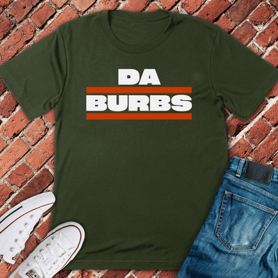 Da Burbs T-Shirt - Chicago Graphic Tee - Gift for Chicago Lovers - Unisex