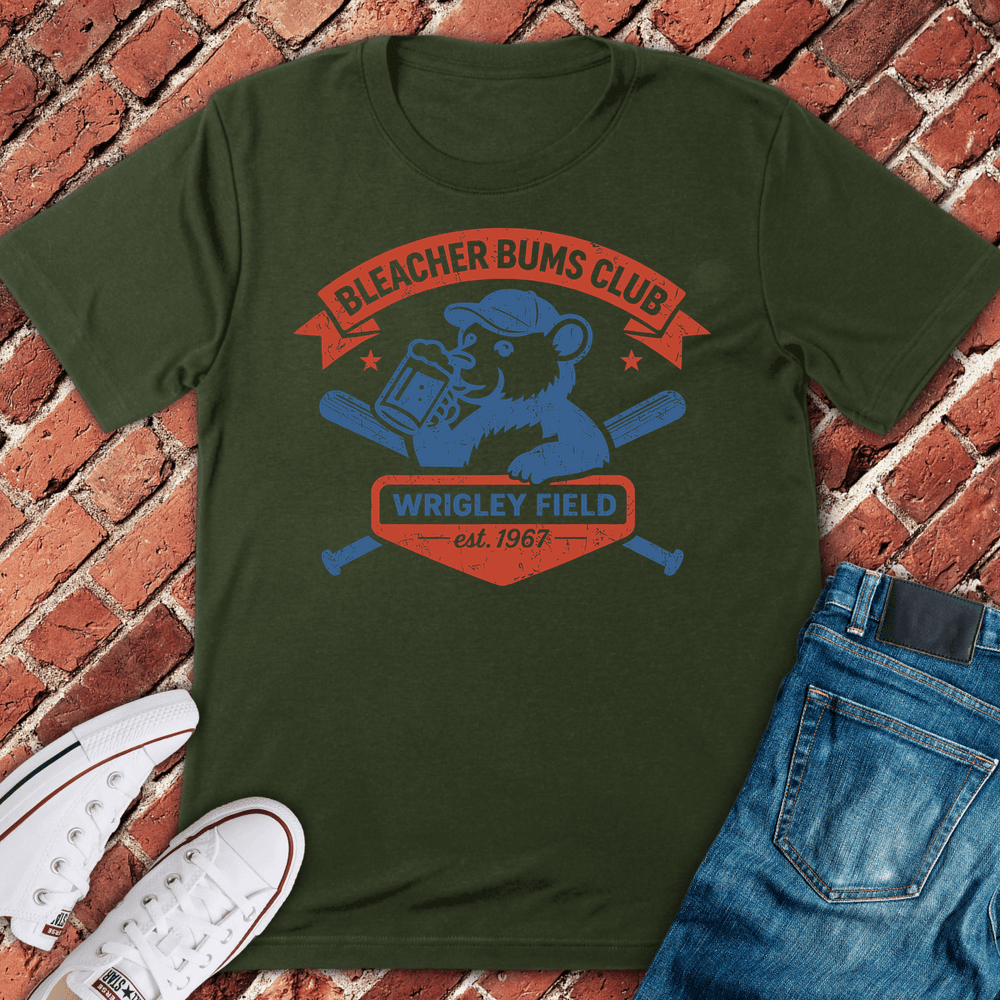 Bleacher Bums T-Shirt Gift For Chicago Lovers - Unisex Graphic Tee