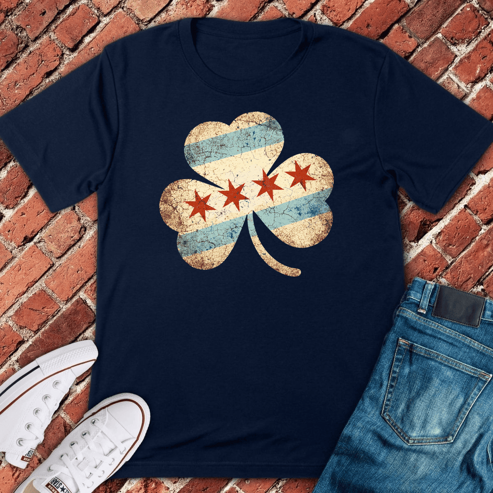CHI Shamrock T-Shirt Gift For Chicago Lovers - Unisex Graphic Tee