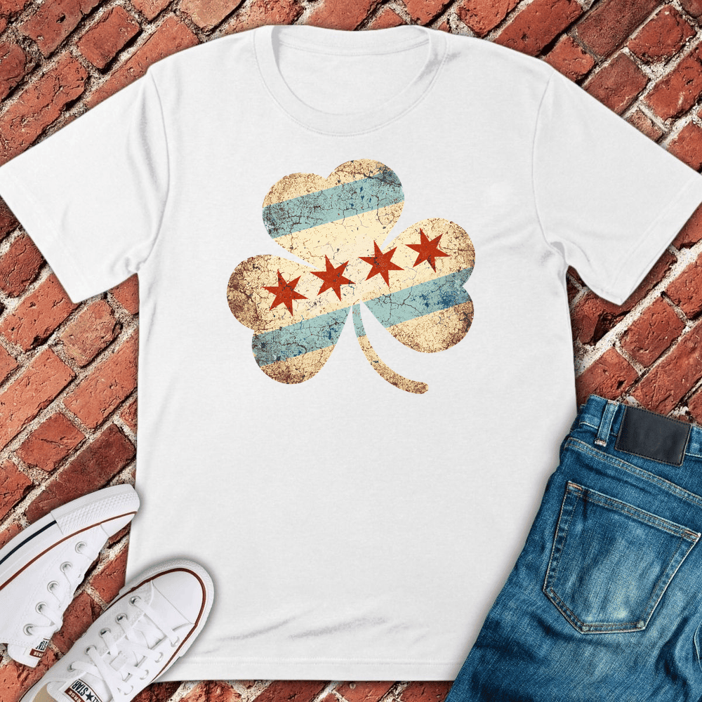 CHI Shamrock T-Shirt Gift For Chicago Lovers - Unisex Graphic Tee