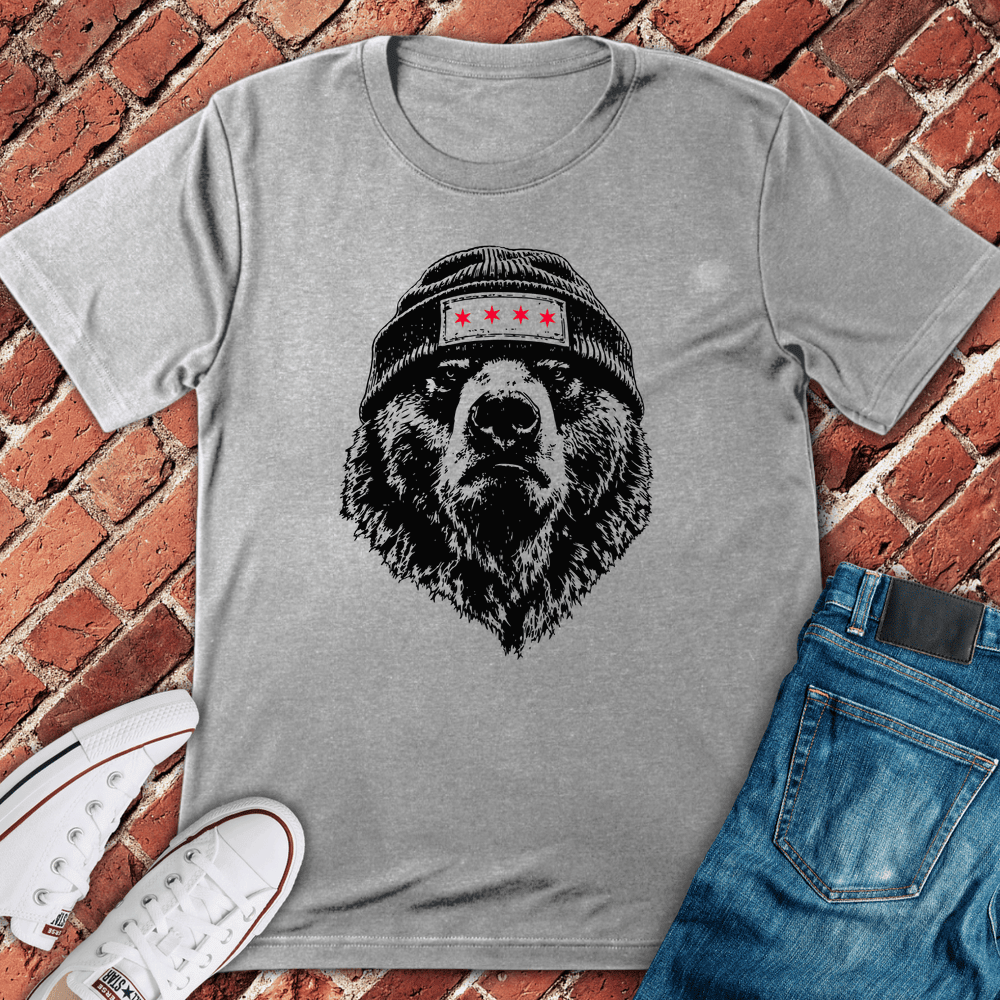 CHI Town Beanie T-Shirt Gift For Chicago Lovers - Unisex Graphic Tee