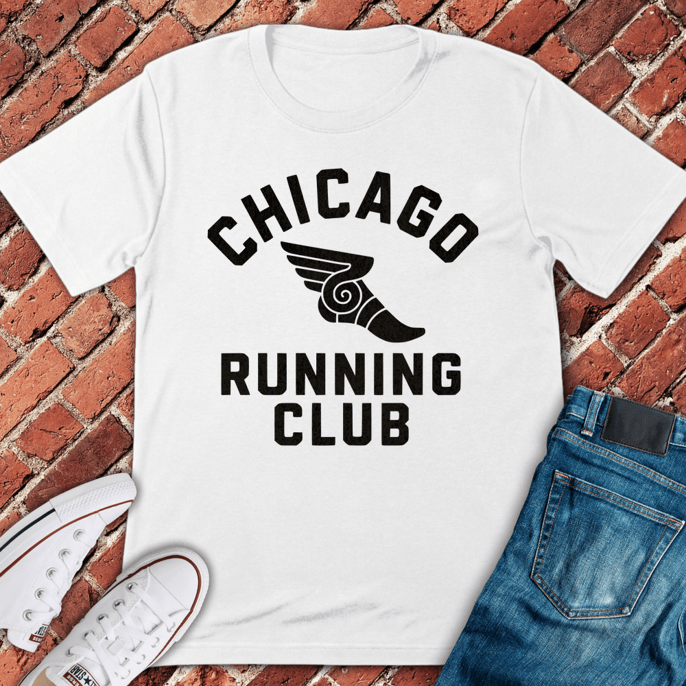Chicago Running Club T-Shirt Gift For Chicago Lovers - Unisex Graphic Tee