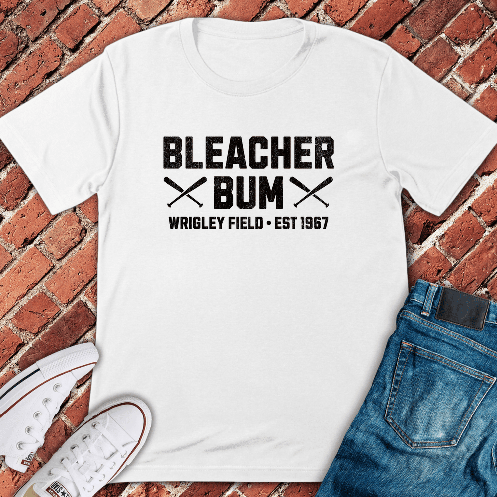 Bleacher Bum Style T-Shirt Gift For Chicago Lovers - Unisex Graphic Tee