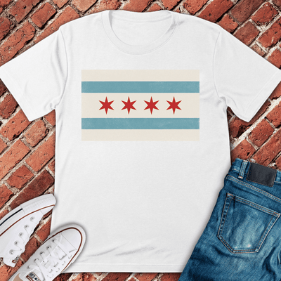 Four Star Chicago T-Shirt Gift For Chicago Lovers - Unisex Graphic Tee
