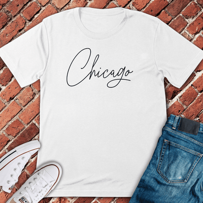 Chicago Minimalist T-Shirt Gift For Chicago Lovers - Unisex Graphic Tee