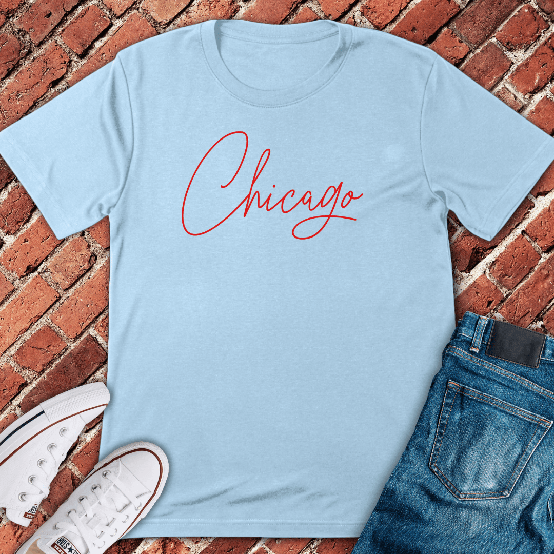 Chicago Minimalist T-Shirt Gift For Chicago Lovers - Unisex Graphic Tee