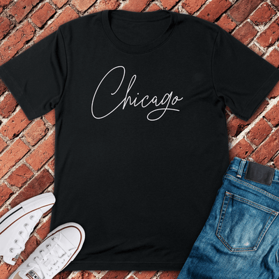 Chicago Minimalist T-Shirt Gift For Chicago Lovers - Unisex Graphic Tee