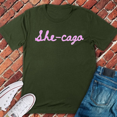 She Cago T-Shirt Gift For Women - Chicago Graphic Tee