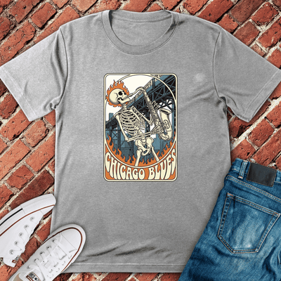 Chicago Blues T-Shirt Gift For Chicago Lovers - Unisex Graphic Tee