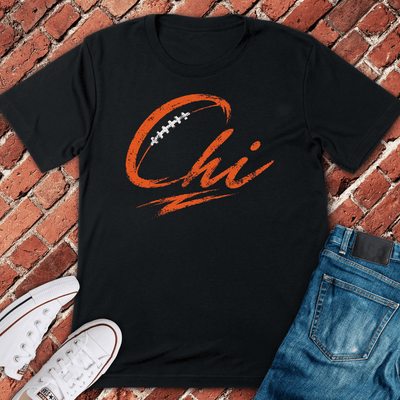 CHI Gridiron T-Shirt Gift For Chicago Lovers - Unisex Graphic Tee