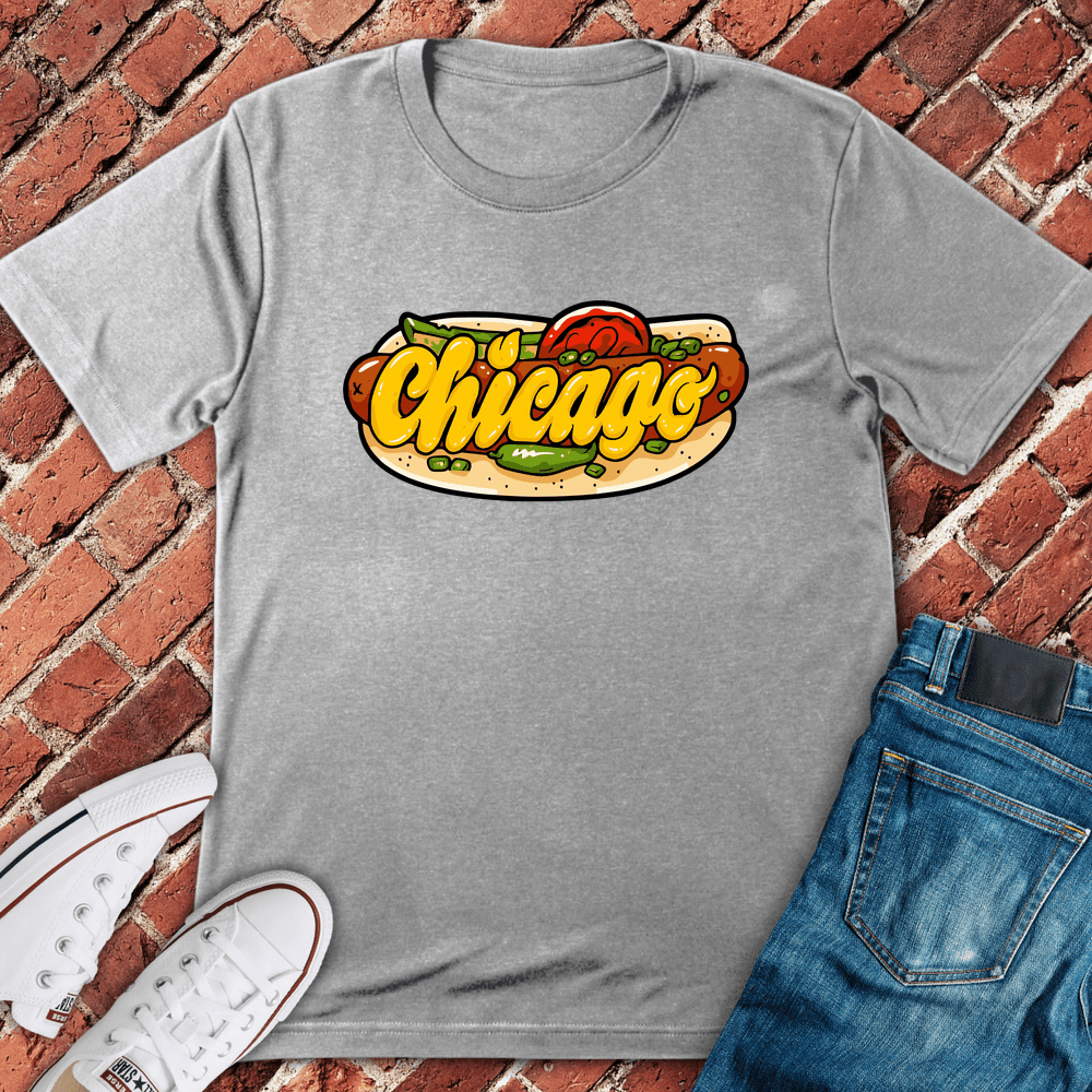 Chicago Dog Dreams T-Shirt Gift For Chicago Lovers - Unisex Graphic Tee