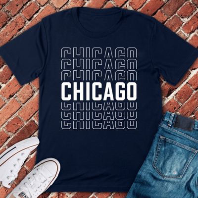 Chicago Repeat T-Shirt Gift For Chicago Lovers - Unisex Graphic Tee