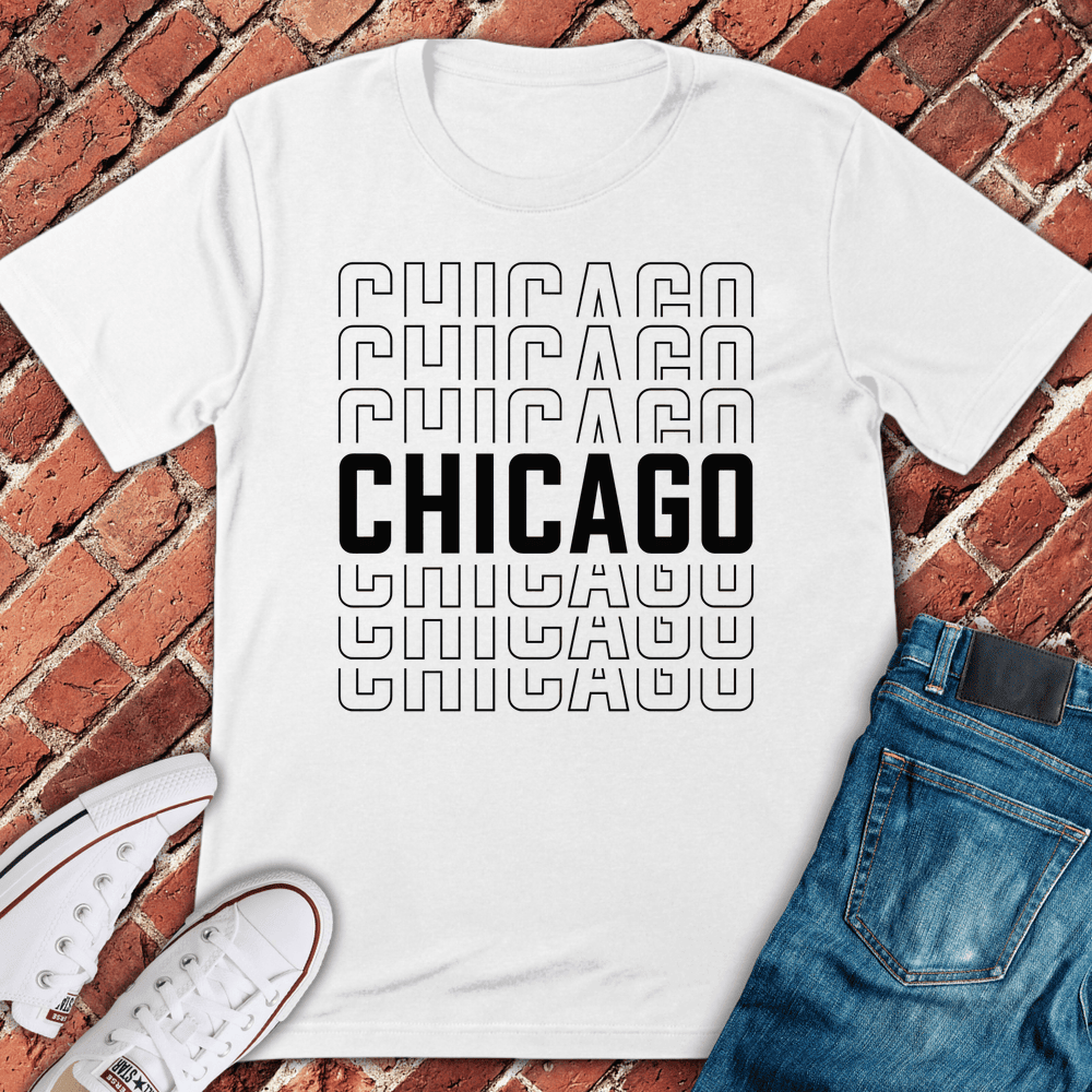 Chicago Repeat T-Shirt Gift For Chicago Lovers - Unisex Graphic Tee
