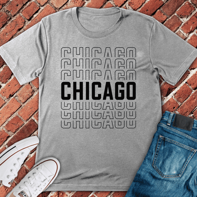 Chicago Repeat T-Shirt Gift For Chicago Lovers - Unisex Graphic Tee