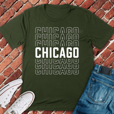 Chicago Repeat T-Shirt Gift For Chicago Lovers - Unisex Graphic Tee