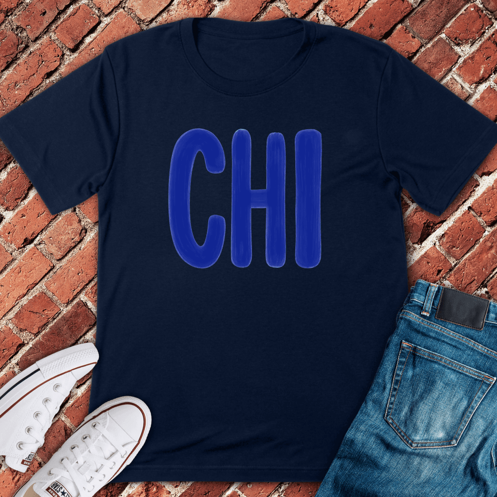 Bold CHI T-Shirt Gift For Chicago Lovers - Unisex Graphic Tee