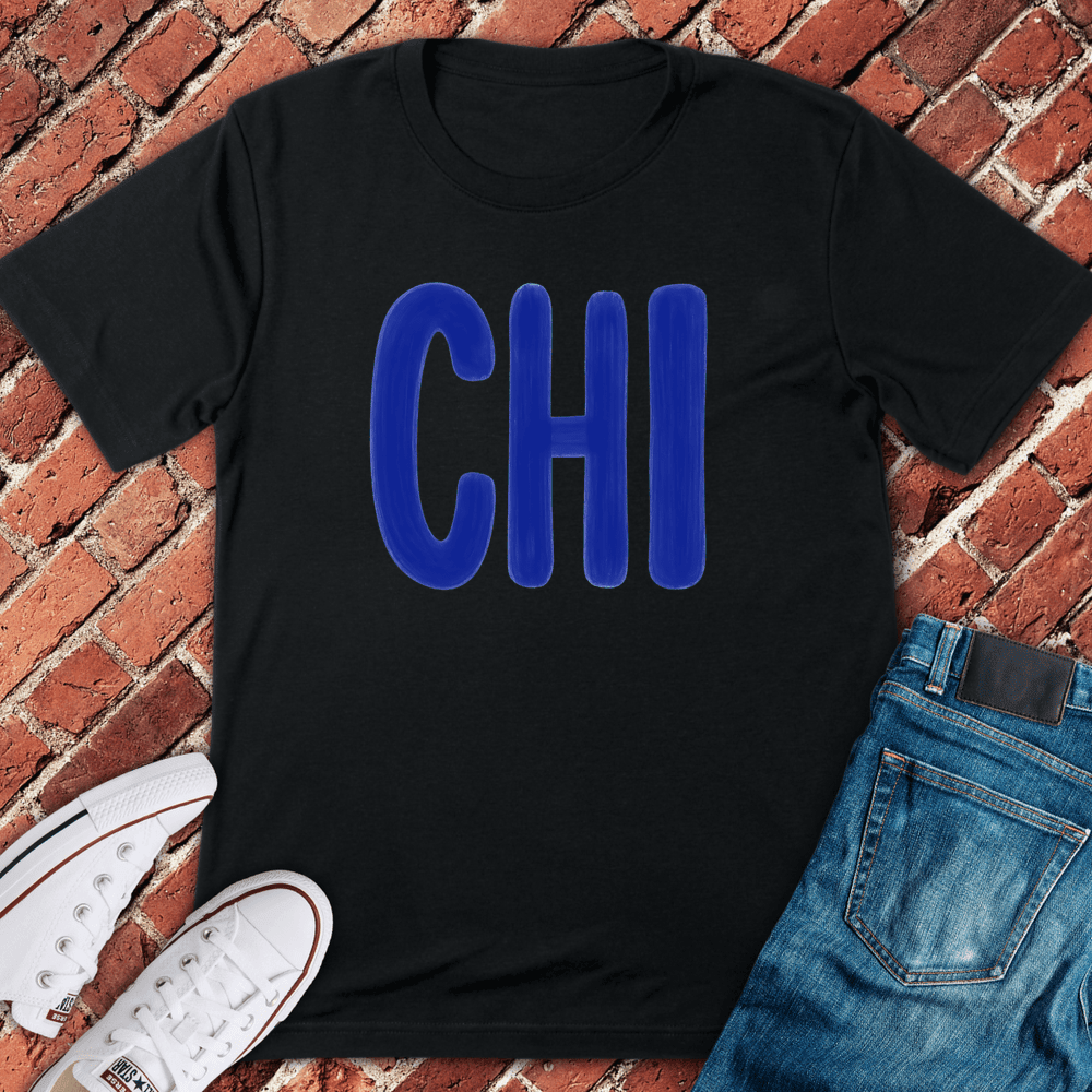 Bold CHI T-Shirt Gift For Chicago Lovers - Unisex Graphic Tee