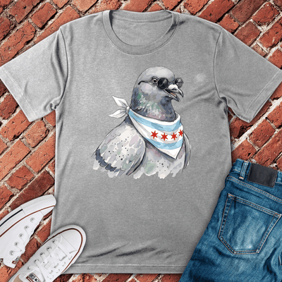 CHI Pigeon Drip T-Shirt Gift For Chicago Lovers - Unisex Graphic Tee