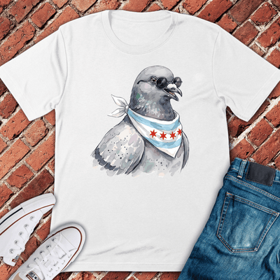 CHI Pigeon Drip T-Shirt Gift For Chicago Lovers - Unisex Graphic Tee