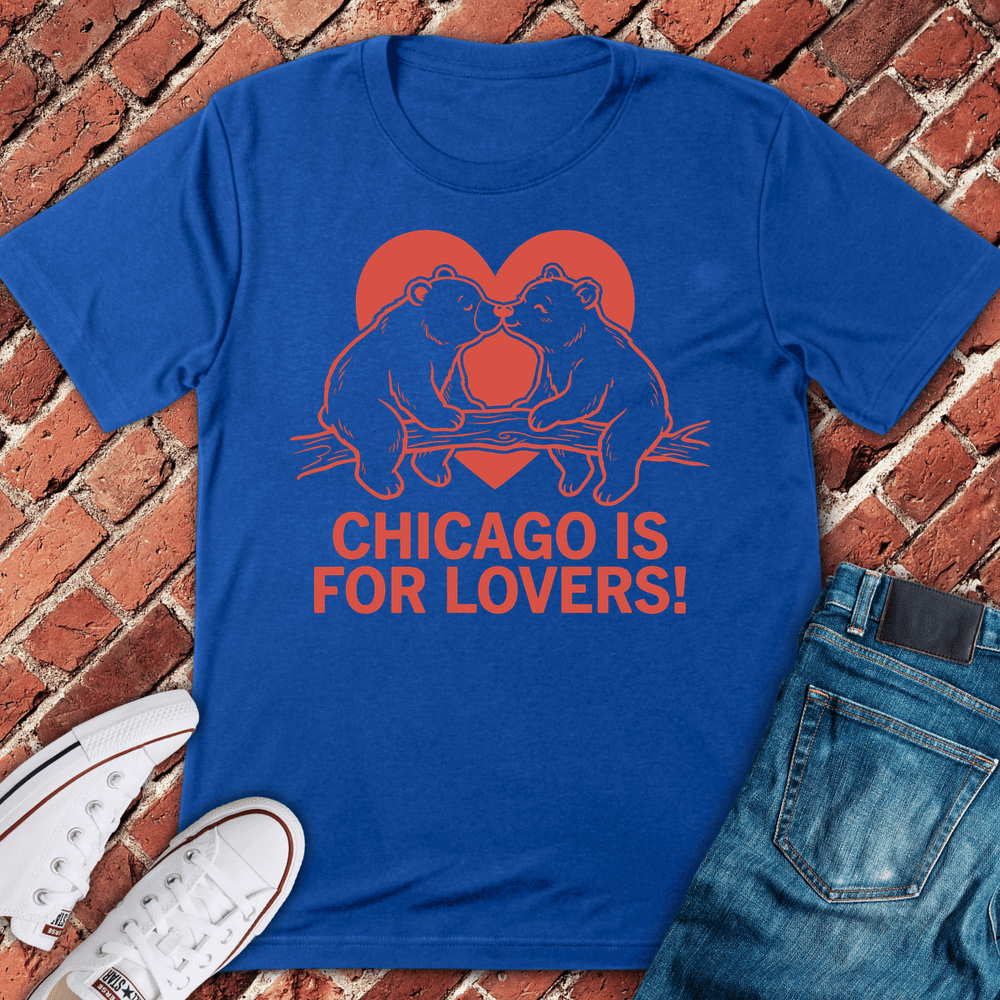 Chicago Bear Love T-Shirt Gift For Chicago Lovers - Unisex Graphic Tee