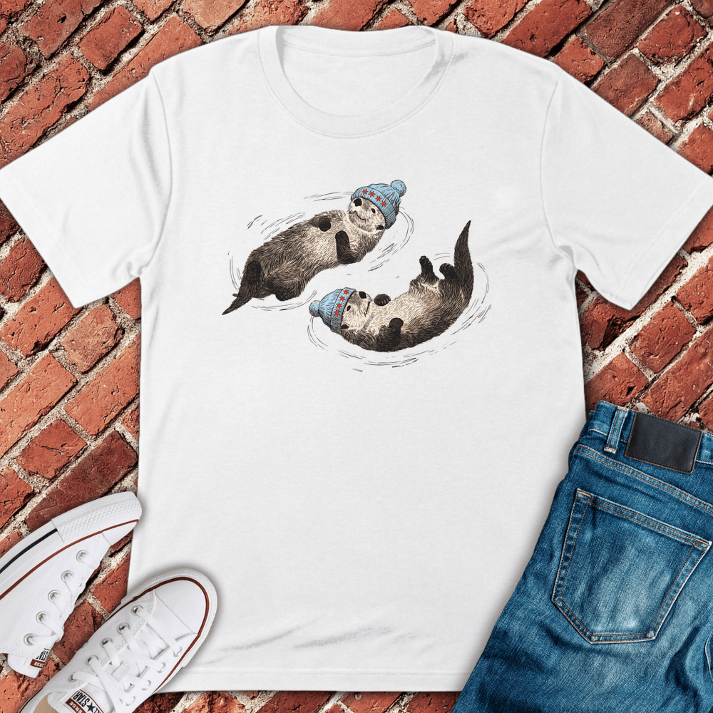Chicago Otter Float T-Shirt Gift For Chicago Lovers - Unisex Graphic Tee