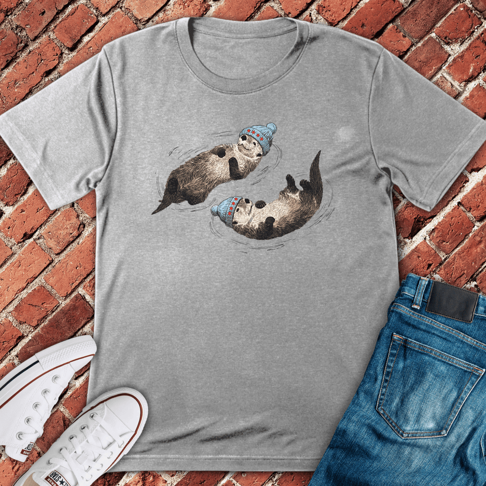 Chicago Otter Float T-Shirt Gift For Chicago Lovers - Unisex Graphic Tee