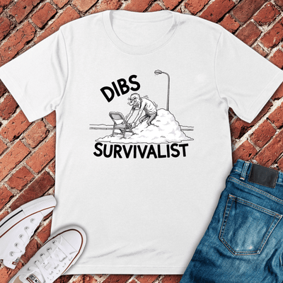 Dibs Survivalist T-Shirt Gift For Chicago Lovers - Unisex Graphic Tee