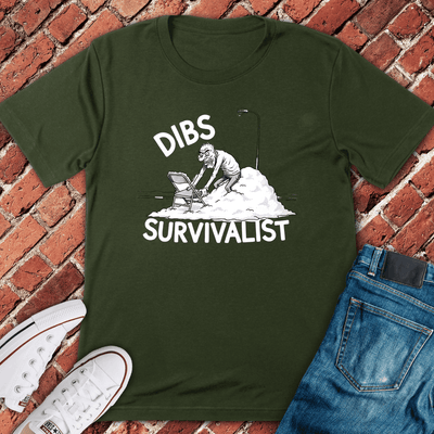 Dibs Survivalist T-Shirt Gift For Chicago Lovers - Unisex Graphic Tee