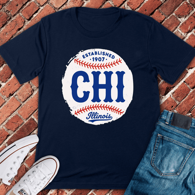 Chicago Established 1907 T-Shirt Gift For Chicago Lovers - Unisex Graphic Tee