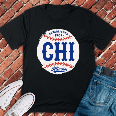 Chicago Established 1907 T-Shirt Gift For Chicago Lovers - Unisex Graphic Tee