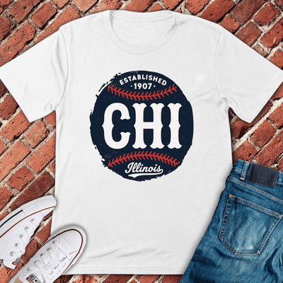 Chicago Established 1907 T-Shirt Gift For Chicago Lovers - Unisex Graphic Tee